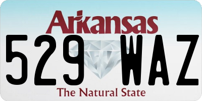 AR license plate 529WAZ
