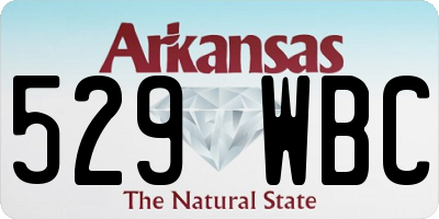 AR license plate 529WBC