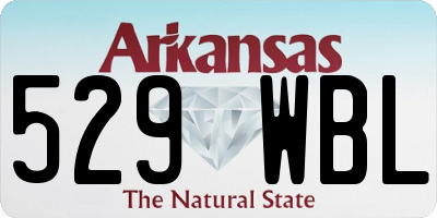 AR license plate 529WBL