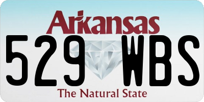 AR license plate 529WBS