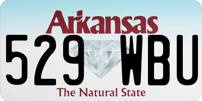 AR license plate 529WBU