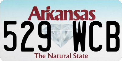 AR license plate 529WCB