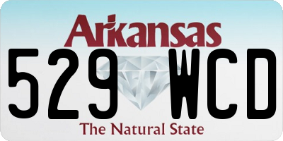 AR license plate 529WCD