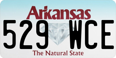 AR license plate 529WCE