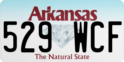 AR license plate 529WCF