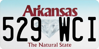AR license plate 529WCI