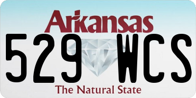AR license plate 529WCS