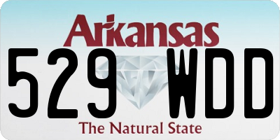 AR license plate 529WDD