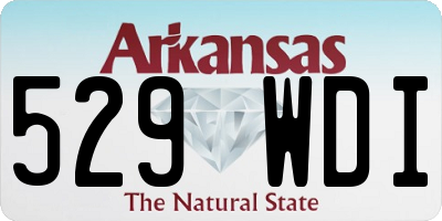 AR license plate 529WDI