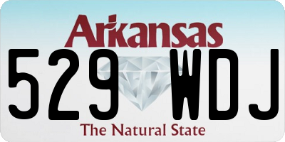 AR license plate 529WDJ