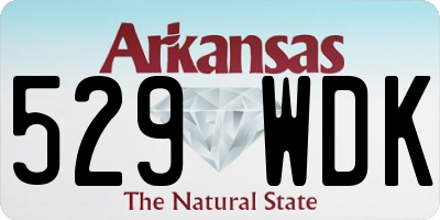 AR license plate 529WDK