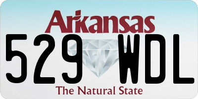 AR license plate 529WDL