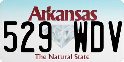 AR license plate 529WDV
