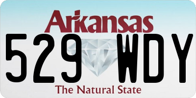 AR license plate 529WDY