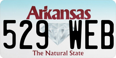 AR license plate 529WEB