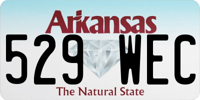 AR license plate 529WEC