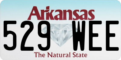 AR license plate 529WEE