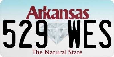 AR license plate 529WES