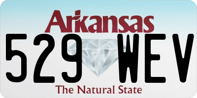 AR license plate 529WEV