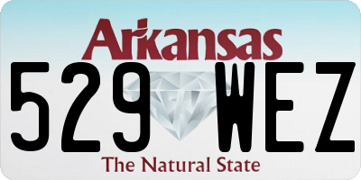 AR license plate 529WEZ