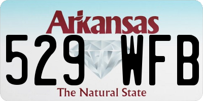 AR license plate 529WFB
