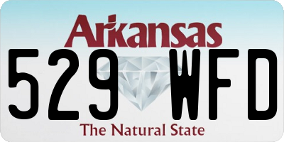 AR license plate 529WFD