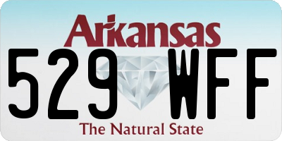 AR license plate 529WFF