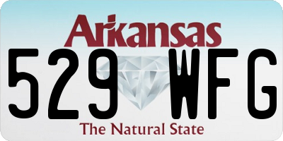 AR license plate 529WFG