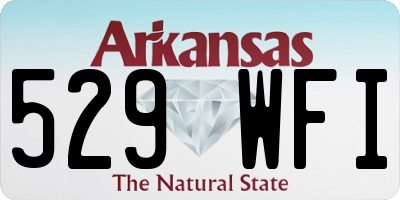 AR license plate 529WFI