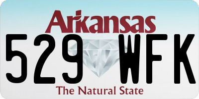 AR license plate 529WFK