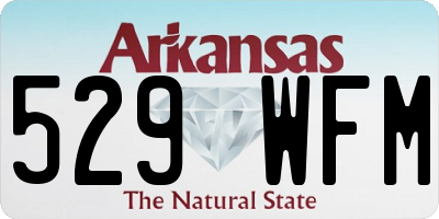 AR license plate 529WFM
