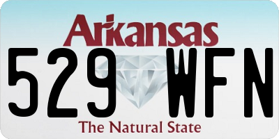 AR license plate 529WFN