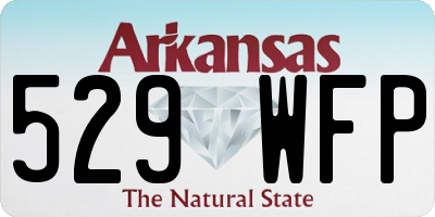 AR license plate 529WFP