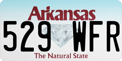 AR license plate 529WFR