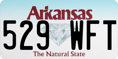 AR license plate 529WFT