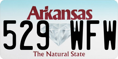 AR license plate 529WFW