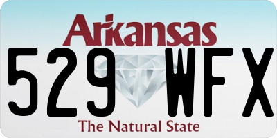 AR license plate 529WFX