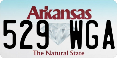 AR license plate 529WGA