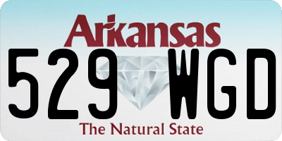 AR license plate 529WGD