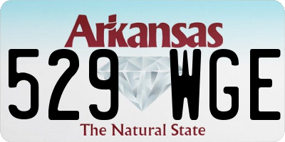 AR license plate 529WGE