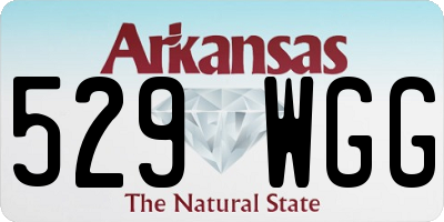 AR license plate 529WGG