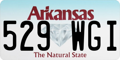 AR license plate 529WGI