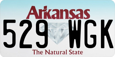 AR license plate 529WGK