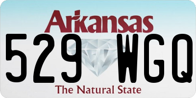 AR license plate 529WGQ