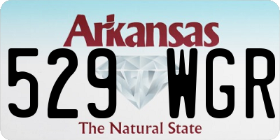 AR license plate 529WGR