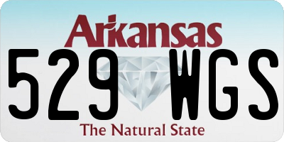 AR license plate 529WGS