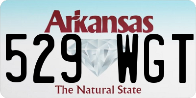 AR license plate 529WGT