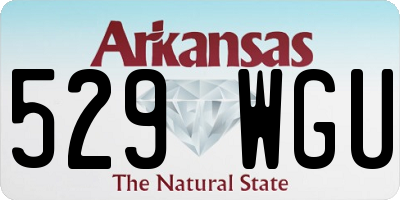 AR license plate 529WGU