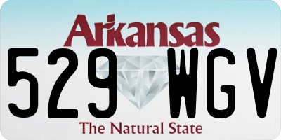 AR license plate 529WGV