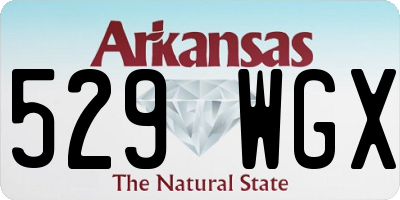 AR license plate 529WGX
